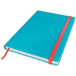 Notizbuch Leitz Cosy, DIN B5, kariert, 100 g/m² Papier, 80 Blatt, Hardcover, blau