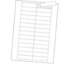 ORGATEX Kartoneinlagen Standard, weiss, 200 Stück, 27 x 100 mm