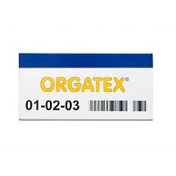 ORGATEX Magnet-Einsteckschilder Color, 35 x 100 mm, blau, 100 St.