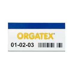 ORGATEX Magnet-Einsteckschilder Color, 35 x 150 mm, blau, 100 St.