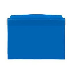 Orgatex Sichttaschen, m. Klappe, A5 quer, blau, 50 St.