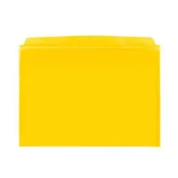 Orgatex Sichttaschen, m. Klappe, A5 quer, gelb, 10 St.