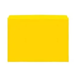 Orgatex Sichttaschen, A5 quer, gelb, 10 St.