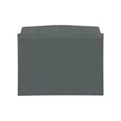 Orgatex Sichttaschen, A6 quer, anthrazit, 50 St.