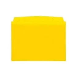 Orgatex Sichttaschen, A6 quer, gelb, 50 St.