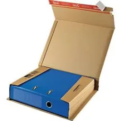 COLOMPAC Versandkarton Ordner A4 2053498 158g, braun, Kleber 20 St&uuml;ck