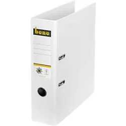 Bene No.1 Power Ordner A4 80 mm Weiss 2 Ringe 301400 Pappkarton Hochformat