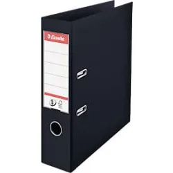 Esselte No.1 VIVIDA Ordner A4 72 mm Schwarz 2 Ringe 811370 PP (Polypropylen) Hochformat