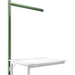 Aufbauportal, Ansatzisch SPEZIAL Arbeitstisch-/Werkbanksystem UNIVERSAL/PROFI, 1250 mm, resedagrün