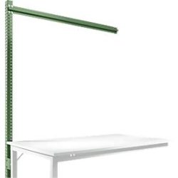 Aufbauportal, Ansatzisch SPEZIAL Arbeitstisch-/Werkbanksystem UNIVERSAL/PROFI, 1500 mm, resedagrün