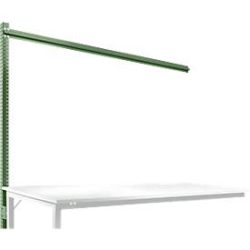 Aufbauportal, Ansatzisch SPEZIAL Arbeitstisch-/Werkbanksystem UNIVERSAL/PROFI, 2000 mm, resedagrün