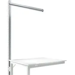 Aufbauportal f. Ansatztisch STANDARD Arbeitstisch-/Werkbanksystem UNIVERSAL/PROFI, 1250 mm, alusilber
