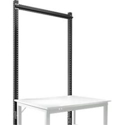 Aufbauportal, Grundtisch STANDARD Arbeitstisch-/Werkbanksystem UNIVERSAL/PROFI, 1250 mm, anthrazit