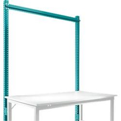 Aufbauportal, Grundtisch STANDARD Arbeitstisch-/Werkbanksystem UNIVERSAL/PROFI, 1500 mm, wasserblau
