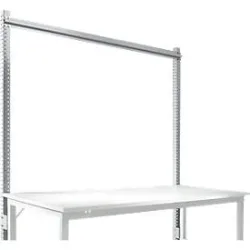 Aufbauportal, Grundtisch STANDARD Arbeitstisch-/Werkbanksystem UNIVERSAL/PROFI, 1750 mm, alusilber