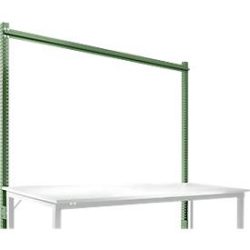 Aufbauportal, Grundtisch STANDARD Arbeitstisch-/Werkbanksystem UNIVERSAL/PROFI, 2000 mm, resdagrün