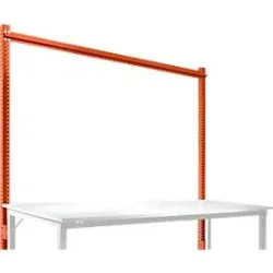 Aufbauportal, Grundtisch SPEZIAL Arbeitstisch-/Werkbanksystem UNIVERSAL/PROFI, 2000 mm, rotorange