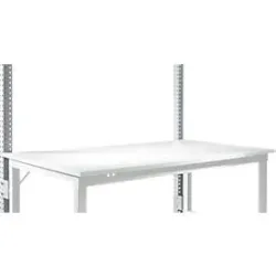 Aufbauportal, niedrig, Grundtisch STANDARD Arbeitstisch/Werkbank UNIVERSAL/PROFI, alusilber