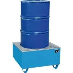 Bauer® Auffangwanne aus Stahl AW-1/PE, lackiert, Lichtblau