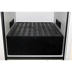 Auffangwanne für asecos Säuren- und Laugenschränke der SL-Serie, Polyethylen, B 466 x T 550 x H 320 mm, 68 l