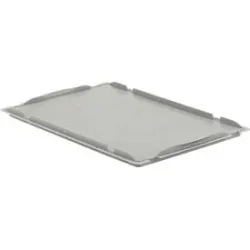Auflagedeckel D64 für Kasten im EURO-Mass LTB/ELB, 600 x 400 mm, grau