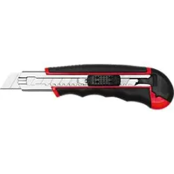 WEDO 78418 Profi-Cutter AUTO-LOAD 18 mm - Nr. 78418 schwarz/rot 1 St.