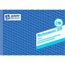 AVERY Zweckform Wochenbericht 1310 DIN A5 quer Perforiert N/A 100 Blatt