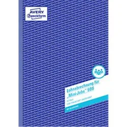 AVERY® Zweckform Lohnabrechnung für geringfügig Beschäftigte Nr. 506