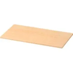 Abdeckplatte TOPAS LINE, für Regale und Schränke,  B 805 mm, Ahorn-Dekor