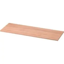 Abdeckplatte TOPAS LINE, für Regale und Schränke,  B 1205 mm, Nussbaum-Dekor