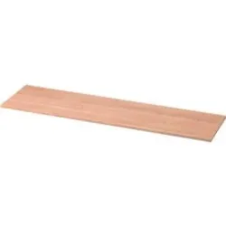 Abdeckplatte TOPAS LINE, für Regale und Schränke,  B 1605 mm, Nussbaum-Dekor