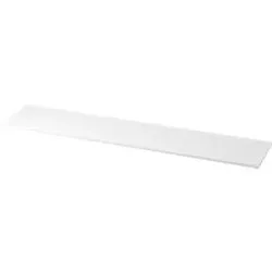 Abdeckplatte TOPAS LINE, für Regale und Schränke,  B 2005 mm, weiss