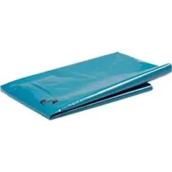 Abfallsäcke Deiss, Volumen 120 l, L 1000 x B 800 mm, Recycling-LDPE, blau, 250 Stück