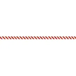 Absperrband, Polyethylen-Folie, 100 m x 80 mm, rot/weiss schraffiert, 1 Rolle