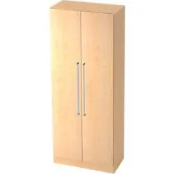 Aktenschrank Office Braun Holz 80 cm 42 cm 200.4 cm - Farbe: Ahorn Dekor - Material: Holzwerkstoff - Aktenschrank