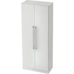 Aktenschrank Office Grau Holz 80 cm 42 cm 200.4 cm - Material: Holzwerkstoff - Aktenschrank