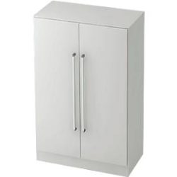 Aktenschrank Office Grau Holz 80 cm 42 cm 127 cm - Material: Holzwerkstoff - Aktenschrank