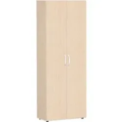 Aktenschrank ALICANTE, 6 Ordnerhöhen, 5 Böden, abschliessbar, B 800 x T 400 x H 2160 mm, Ahorn