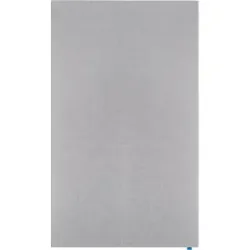 Akustik-Pinboard Wall Up, Absorptionsklasse B, Stärke 20 mm, Textil & Recycling-PET, grau, B 1195 x H 2000 mm