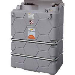 Altöltank CEMO CUBE Indoor, integrierte Auffangwanne, 2500 l, Einfülltrichter, Füllstandsanzeiger, B 1200 x T 1800 x H 1740 mm