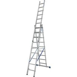 Alu-Vielzweckleiter 3 x 9 Sprossen