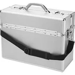 ALUMAXX Pilotenkoffer ALPHA 47 x 20 x 36,5 cm Silber