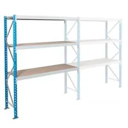 Anbaufeld, Weitspannregal Epsivol, 3 Ebenen, B 2250 x T 1200 x H 2000 mm
