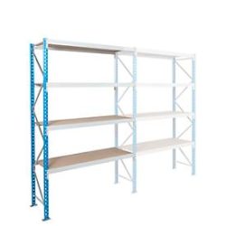 Anbaufeld, Weitspannregal Epsivol, 4 Ebenen, B 2250 x T 600 x H 2500 mm