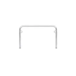 Anlehnbügel WSM, 2-seitig, für Reifen bis B 55 mm, B 1250 x T 48 x H 800 mm, Stahl verzinkt, zum Einbetonieren