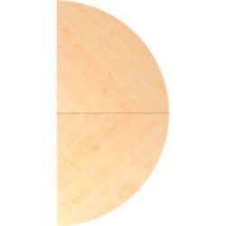 Anbautisch Office Holz 160 cm - Farbe: Ahorn - Material: Holzwerkstoff - Anbautisch