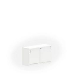 Anstellschiebetürenschrank NEVADA, B 1200 x H 740 mm, weiss