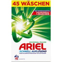 ARIEL Pulverwaschmittel 972018 Regul&auml;r 2.475kg