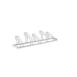 Bügelparker WSM, 1-seitig, für Reifen bis B 55 mm, B 1750 x T 1850 x H 415 mm, Stahl feuerverzinkt, 5 Einstellplätze, montiert
