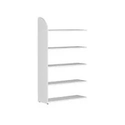 Kerkmann Regalfeld Regalsystem Dante 5 Böden Weiß 1.000 x 325 x 1.900 mm